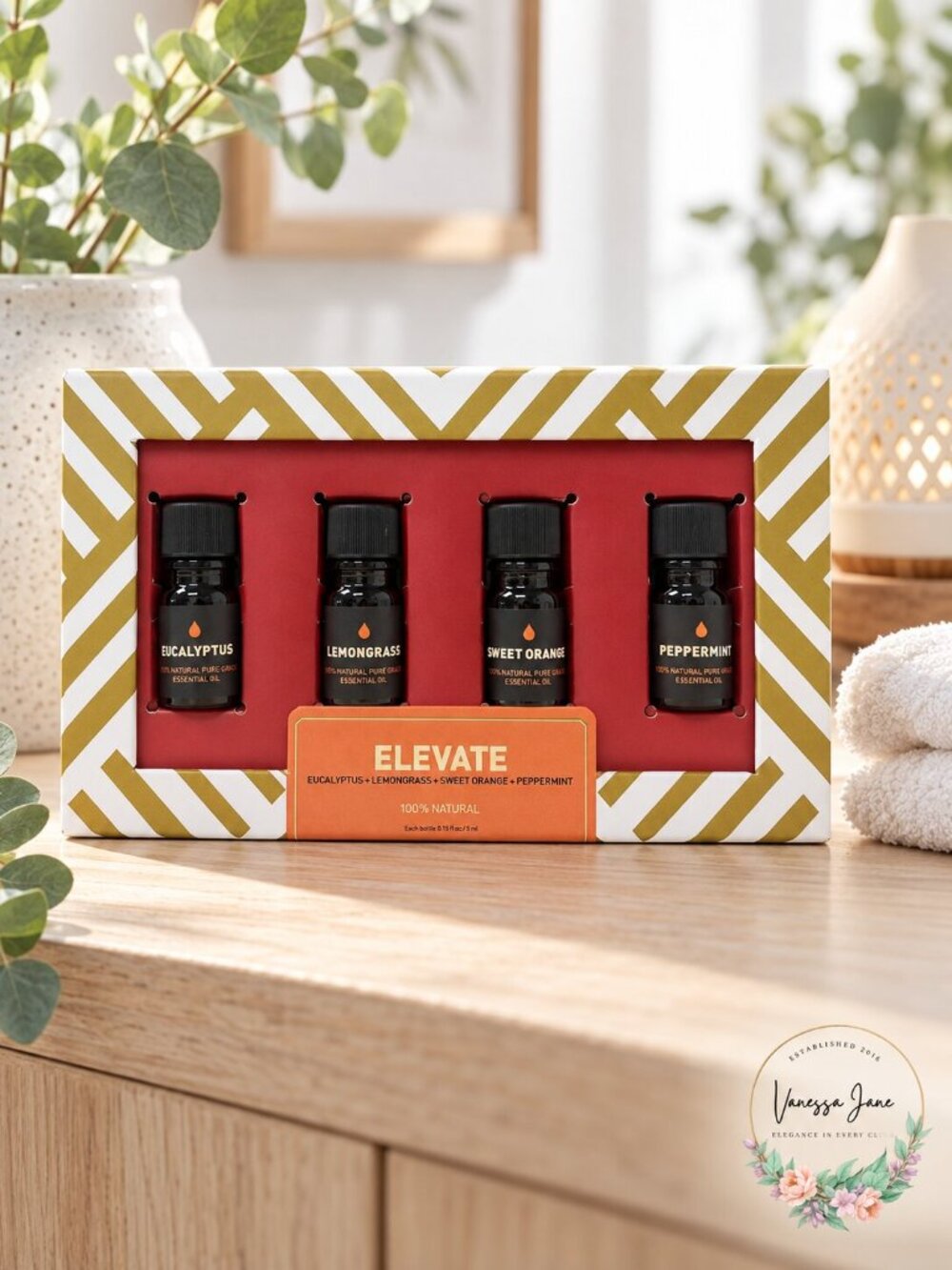 Way of Will 4-Pc. Elevate Essential Oil Gift Set Sealed